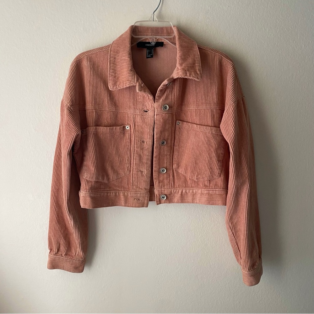 Corduroy Cropped Jacket